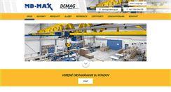 Desktop Screenshot of demag.sk