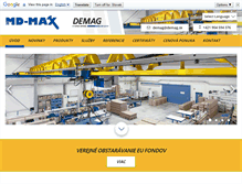 Tablet Screenshot of demag.sk